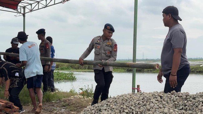 Merah Putih Press : Jembatan Merah Putih Presisi Mulai Dibangun PMJ, Bantu Akses Warga Pebayuran Bekasi